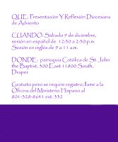 Presentación Diocesana de Adviento