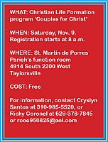 Vocations: Christian life program to be offered for couples