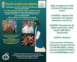 Ofrecen Programa de Vida Cristiana Parejas por Cristo
