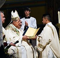 Seminarista diocesano es ordenado como diácono 
