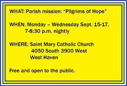 Parish mission will focus on A Journey of Hope