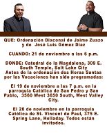 Seminaristas diocesanos serán ordenados al diaconado transitorio
