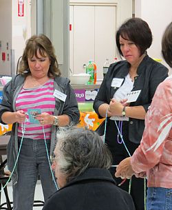 Women of all ages gathered to pray to stop bullying