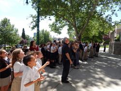 Choir School students answer 'Why stand staring at the sky?'