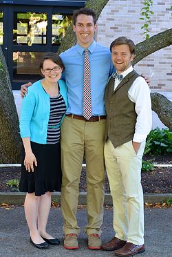 Master's degree students teaching theology