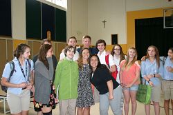 Our Lady of Lourdes middle-school teacher feted as she prepares to leave Utah after 17 years