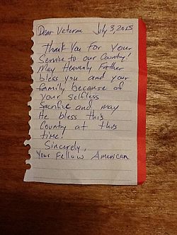 Utah veteran receives random act of kindness