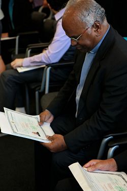 Fr. Lourduraj Gally Gregory becomes an American citizen after 10 years in Salt Lake City