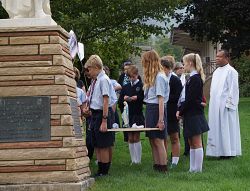 St. Olaf students undertake Rosary Walk