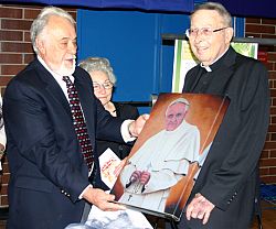 Retirement party honors Msgr. Robert Servatius