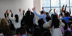 Hundreds gather at Spanish retreat