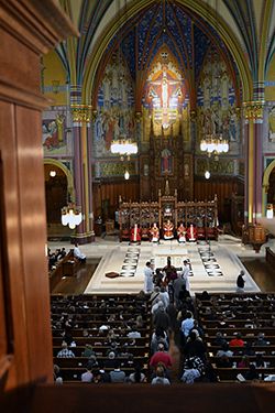 Good Friday at the Cathedral of the Madeleine