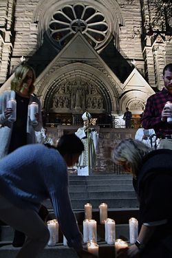 Bishop Solis celebrates Mass for the Unborn