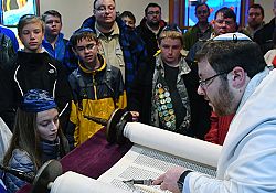 Scouts undertake Ten Commandments Walk