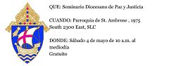 Seminario de Paz y justicia se presentará en la Diócesis de Salt Lake City