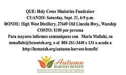 Reacaudación de fondos Autumn Harvest