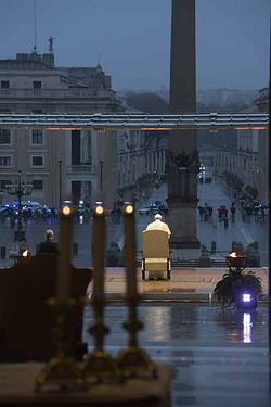 During extraordinary blessing, pope says COVID-19 is not God's judgment, but a call to live differently