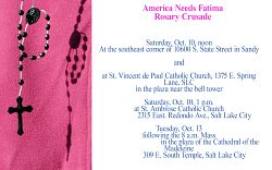 America Needs Fatima rosary crusade to pray for peace and an end to the coronavirus