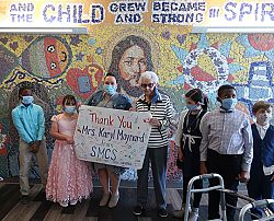 Donation to St. Marguerite School