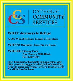 Journeys to Refuge event, hosted by CCS, will highlight experiences of refugees