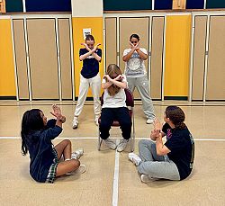 Enjoying Electives at Our Lady of Lourdes Middle School Academy
