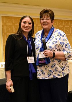 Diocesan Council of Catholic Women presents award recognizing young womans leadership