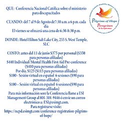 Conferencia Nacional Católica sobre el ministerio para discapacitados tendrá sede en Salt Lake City