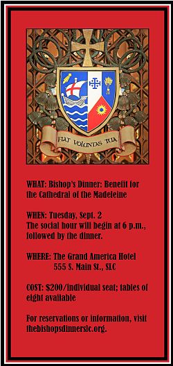 Archbishop Thomas of Las Vegas is keynote speaker for this years Bishops Dinner