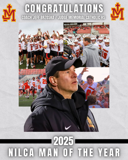 National lacrosse association names Bulldogs coach Jeff Brzoska Man of the Year