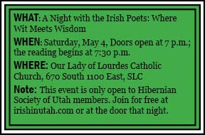 Our Lady of Lourdes Parish to host Irish poetry night - Intermountain ...